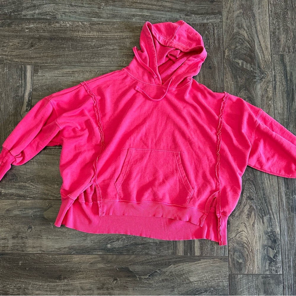 Women's Pink Hoodie Sweater